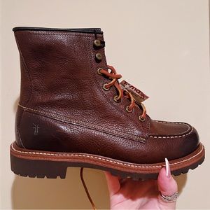 FRYE “Dakota Mid Lace” Leather Boots